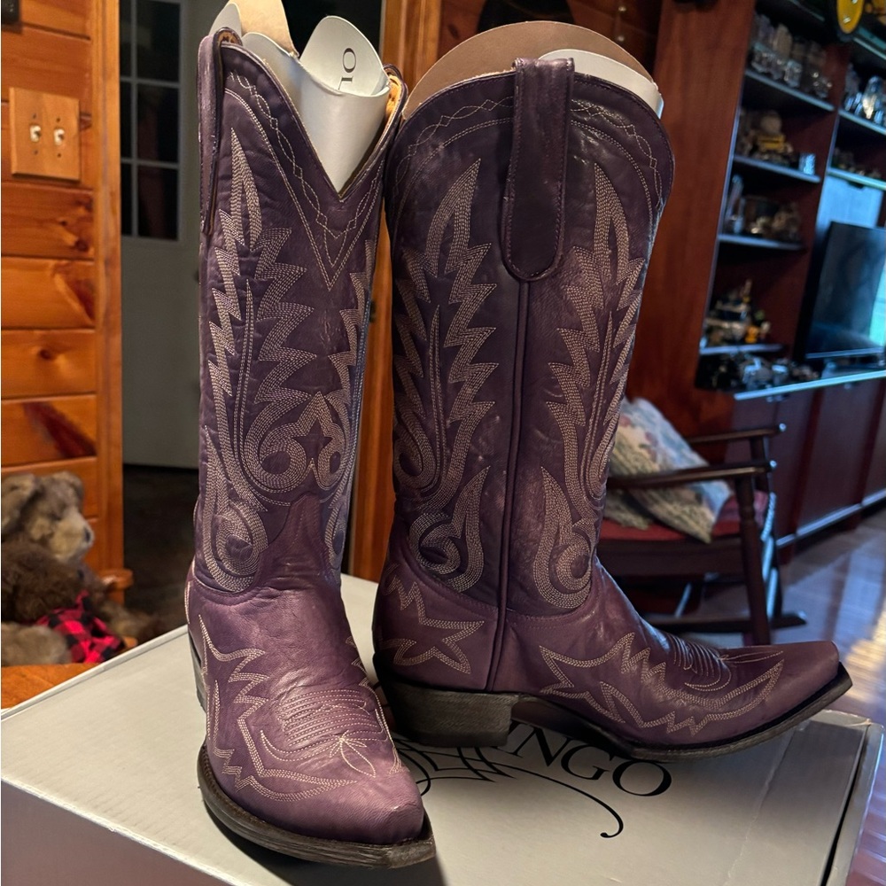 Old Gringo Purple Nevada 13” Boots, Sz 8.5